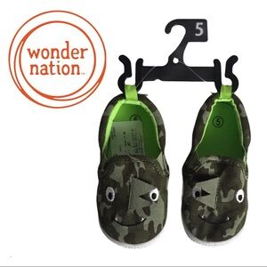 Wonder Nation Camouflage Dinosaur Slip On …